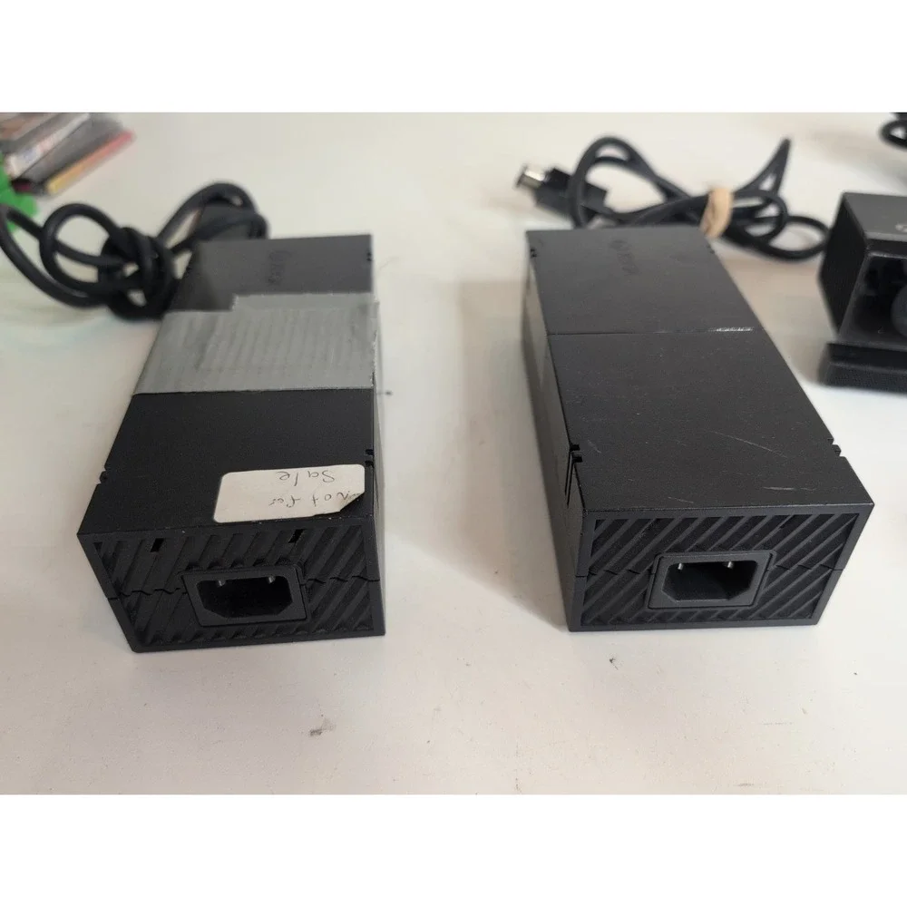 Mixed Lot Of Xbox One Parts Kinect Camera Power Cords Batteries Covers